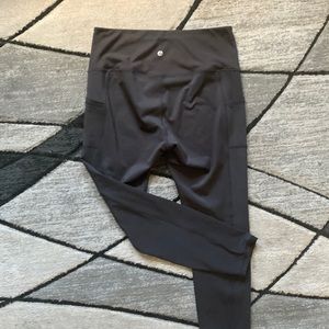 High-waisted slimming leggings size lg